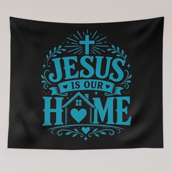 Item preview, Jesus Is Our Home - Sky Blue Design designed and sold by MoriaStore.