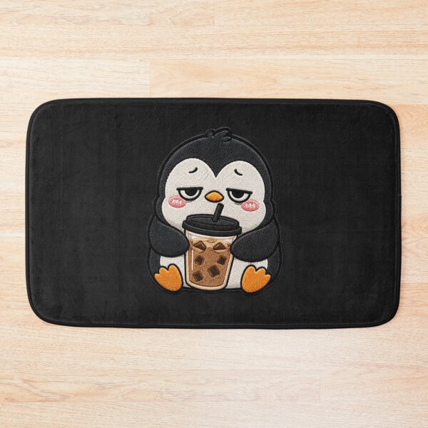 Item preview, Tired Penguin Embroidery Patch Cute Kawaii designed and sold by ColorSplash123.