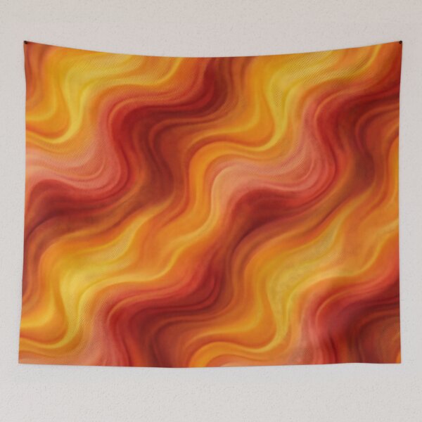 Item preview, Seamless Wavy Gradient Pattern Retro 70s designed and sold by SplashTastic.