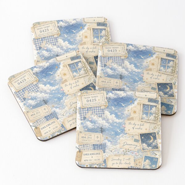 Item preview, Cozy Dreamy Sky Scrapbook Collage designed and sold by Morivelle.