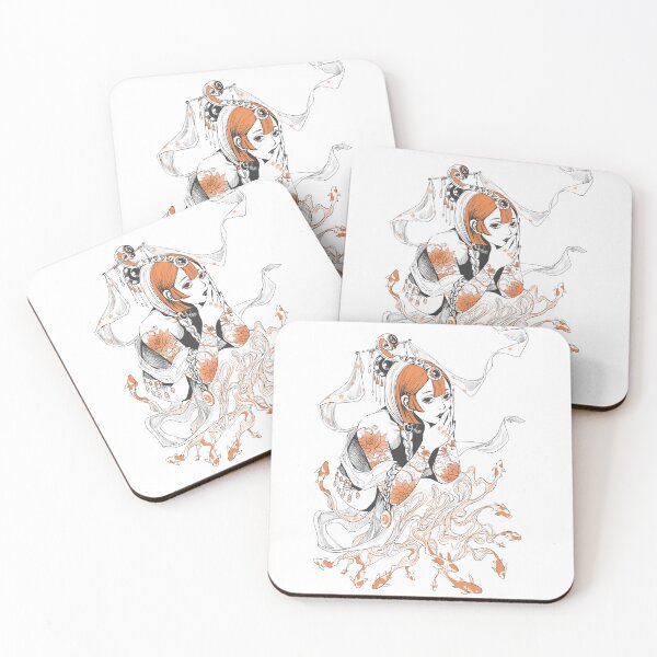 Item preview, Modern Muse - Quick Sketch No.02 (Orange) designed and sold by L-Art-Design.