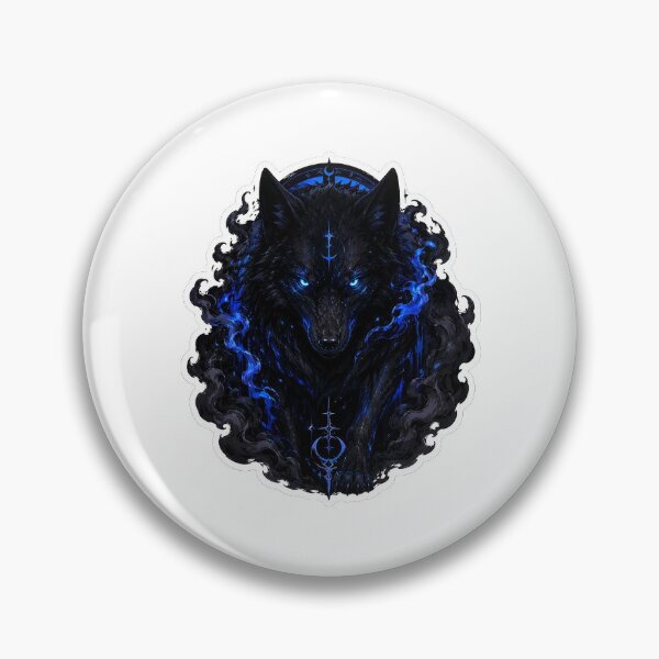 Item preview, Shadow Wolf Sticker designed and sold by blossomfun.