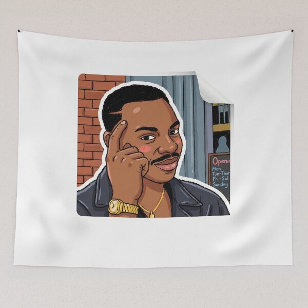 Item preview, Roll Safe "Think About It" Meme- Retro Comic Style Illustration designed and sold by PixelsTelas.