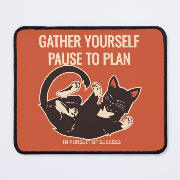 Item preview, Funny Cat Inspiration, Gather your Paws to Plan designed and sold by Verliner.