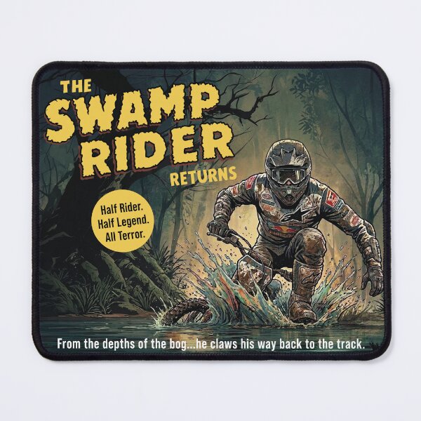 Item preview, Motocross - The Swamp Rider Returns - Dirt Bike Racing designed and sold by RaceDayRags.