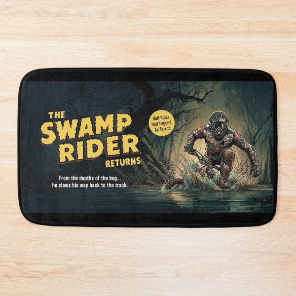 Item preview, Motocross - The Swamp Rider Returns - Dirt Bike Racing designed and sold by RaceDayRags.