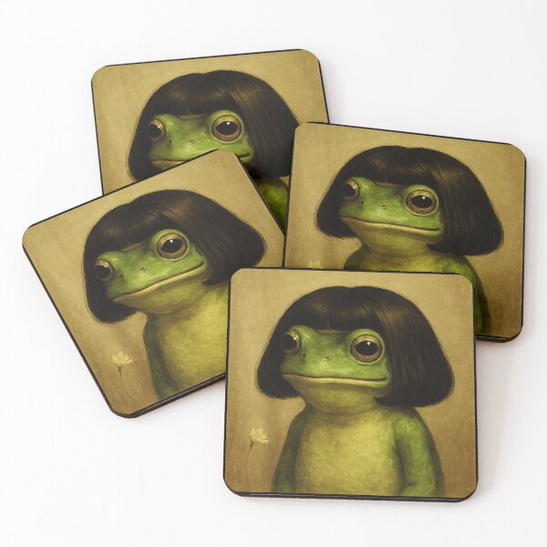 Item preview, Frog With Bob Cut Amphibian Animal Lover Unique Gift designed and sold by SanTiOmal.