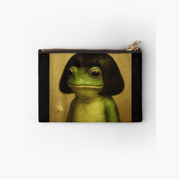 Item preview, Frog With Bob Cut Amphibian Animal Lover Unique Gift designed and sold by SanTiOmal.