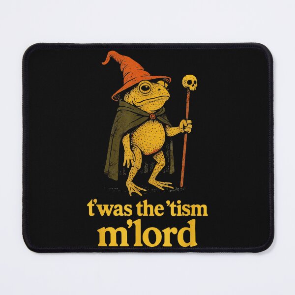 Item preview, T'was The 'Tism M'lord Neurodivergent Autistic Fantasy Wizard designed and sold by SanTiOmal.