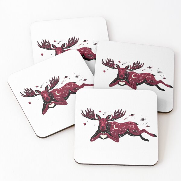 Item preview, ​Cosmic Moose: Heart of the Universe Constellation designed and sold by NadinGerasi.
