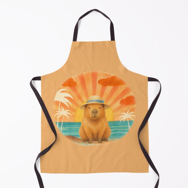 Item preview, Sunny Beach Capybara designed and sold by Ivy-Triggs.