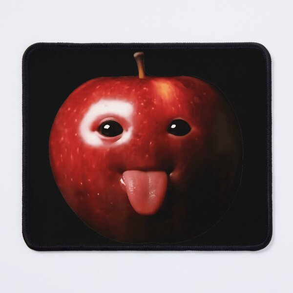 Item preview, Funny Goofy Apple Tongue Out designed and sold by SanTiOmal.