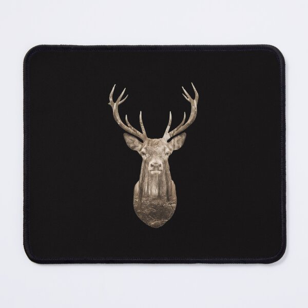 Item preview, Sepia Stag Forest Double Exposure designed and sold by AwesomeBeyondLimits.