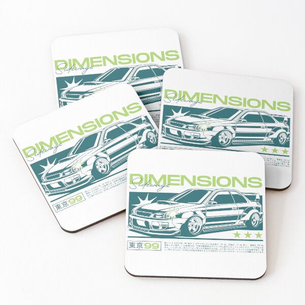 Item preview, Dimensions Sideways - JDM Rally Sedan Tokyo 99 Street Car Poster designed and sold by Pupung oktavian.