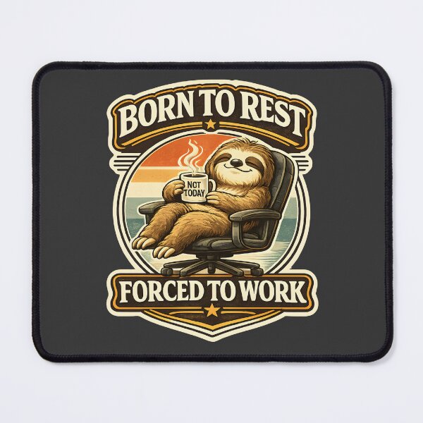 Item preview, Born To Rest Forced To Work designed and sold by Stikaro.