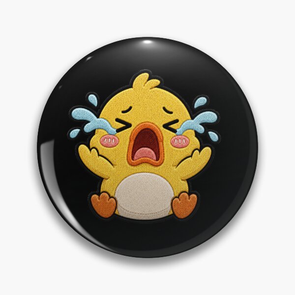 Item preview, Drama Queen Duck Embroidery Patch Funny Kawaii designed and sold by ColorSplash123.