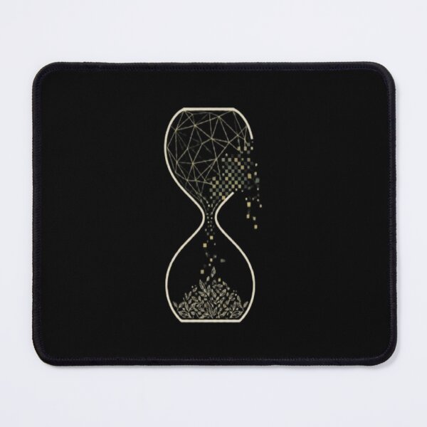 Item preview, Time Transformation Digital to Nature Hourglass Art designed and sold by Inkfino.