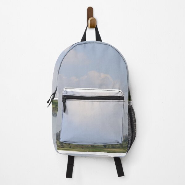 Item preview, Soft Sky Gradient Over Green Landscape designed and sold by diabshoots.