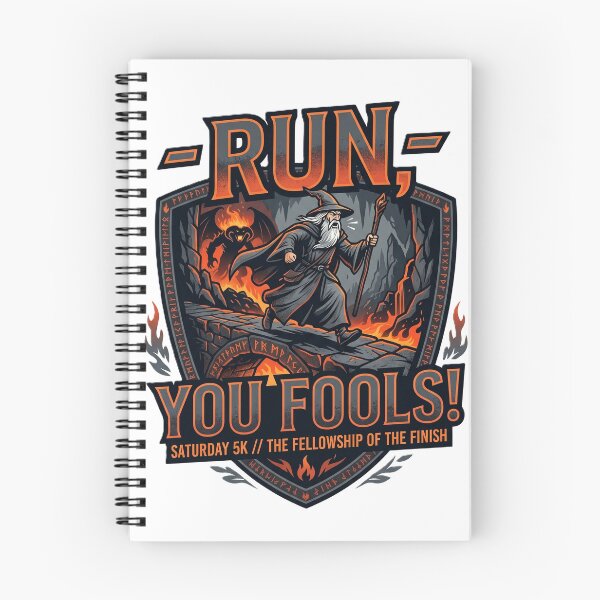Item preview, Run You Fools: Fellowship of the Finish 5K designed and sold by GazzatheGreen.