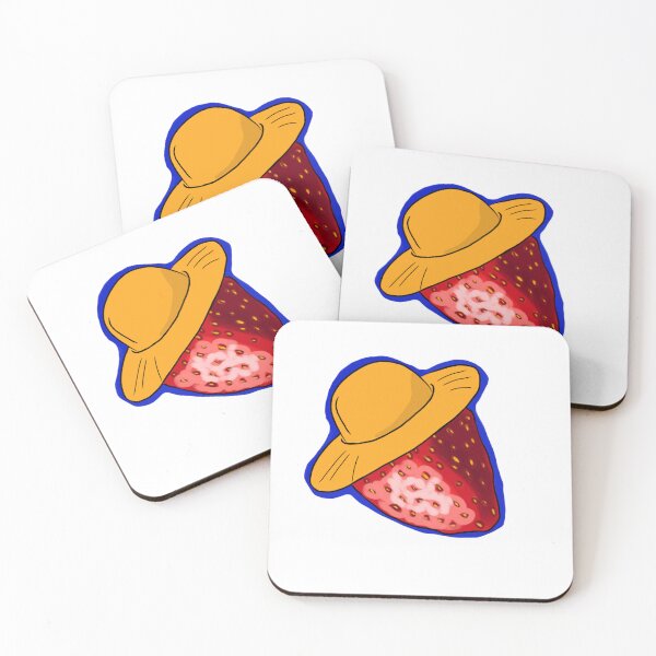 Item preview, Strawberry with luffy hat designed and sold by JoSangya.