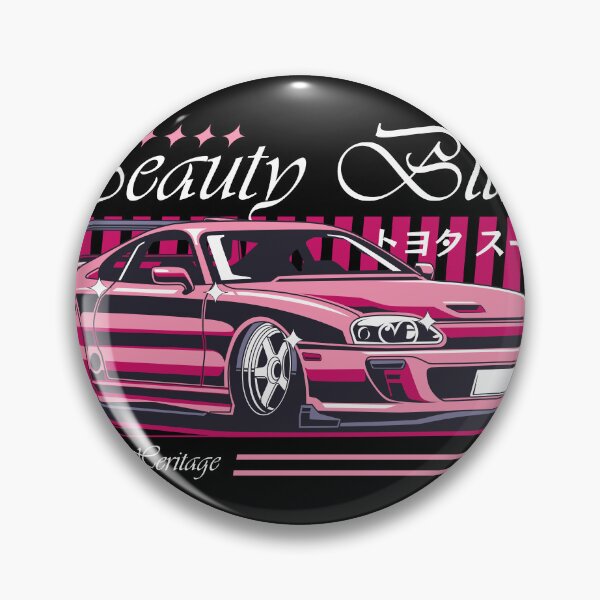 Item preview, Beauty Blush - JDM Japan Heritage Sports Coupe Pink Widebody Poster designed and sold by Pupung oktavian.