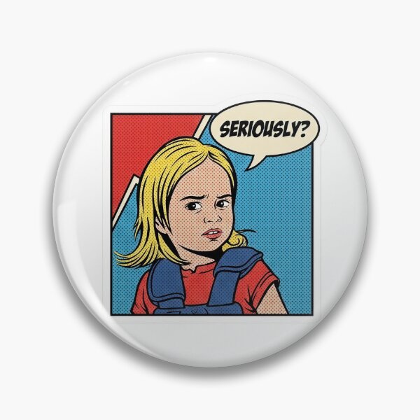 Item preview, "Seriously?" Pop Art Meme T-Shirt - Retro Comic Style Side-Eye Girl designed and sold by PixelsTelas.