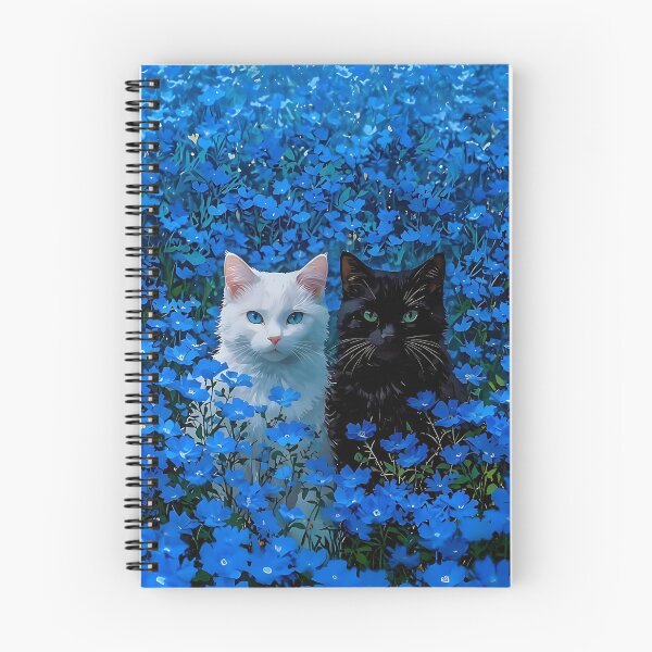 Item preview, Cats among the heavenly flowers designed and sold by VisionCrafft.