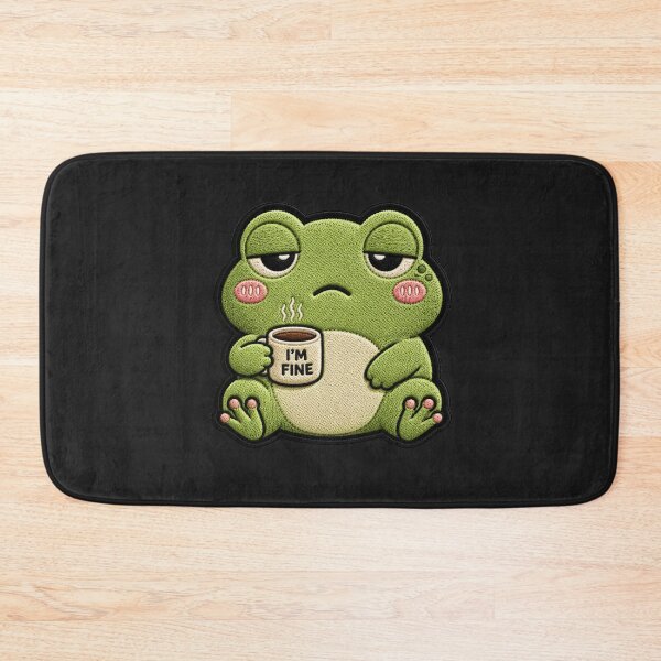 Item preview, Lazy Frog Embroidery Patch Cute Kawaii designed and sold by ColorSplash123.