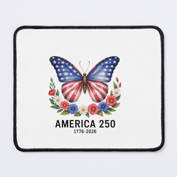 Item preview, 250th Anniversary Butterfly USA Flag Patriotic 4th of July designed and sold by TyraYoung.