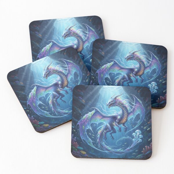 Item preview, Deep Sea Dragon Art Print designed and sold by Cerafus.