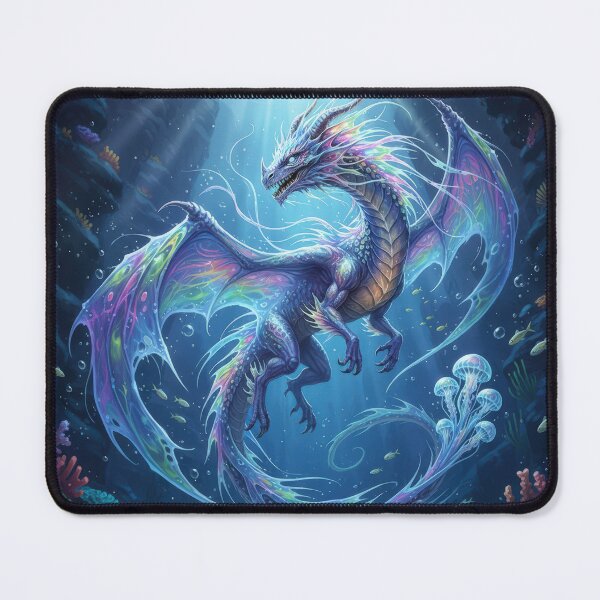 Item preview, Deep Sea Dragon Art Print designed and sold by Cerafus.