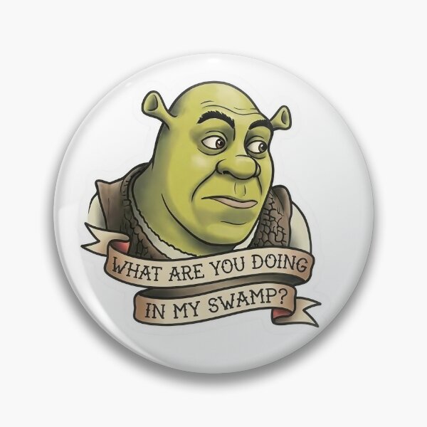 Item preview, Traditional Shrek  "My Swamp" Vintage Graphic Tee designed and sold by PixelsTelas.