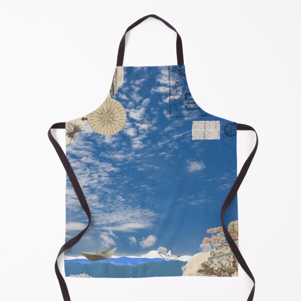 Item preview, Voyage of the Azure Skies: Vintage Nautical Collage designed and sold by AozoraMemories.