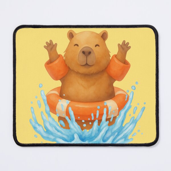 Item preview, Happy Splash Capybara designed and sold by Ivy-Triggs.