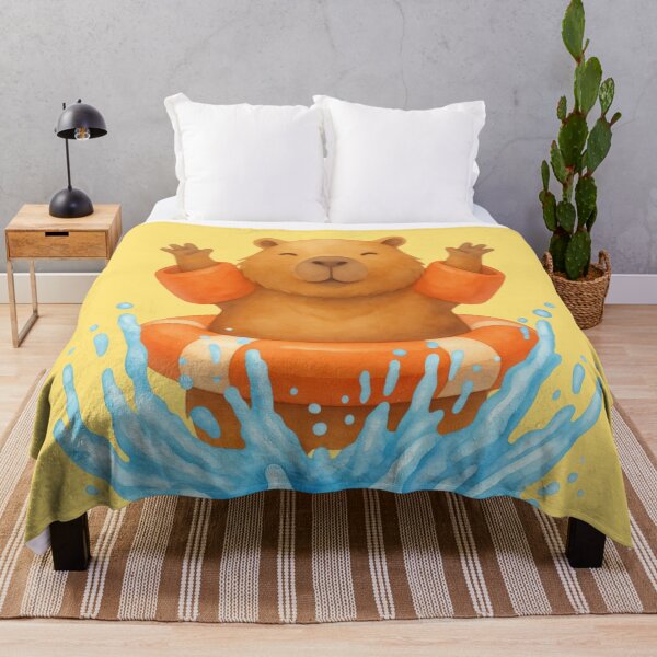 Item preview, Happy Splash Capybara designed and sold by Ivy-Triggs.