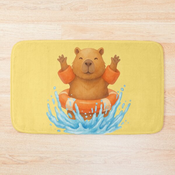 Item preview, Happy Splash Capybara designed and sold by Ivy-Triggs.