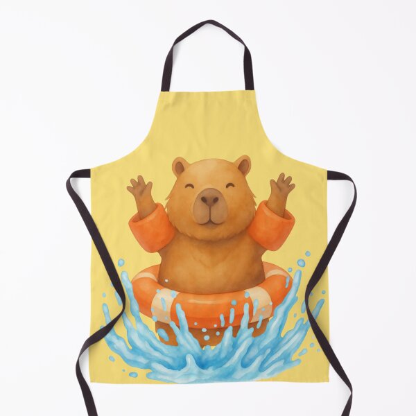 Item preview, Happy Splash Capybara designed and sold by Ivy-Triggs.