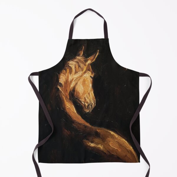 Item preview, Golden Horse Spirit Oil Painting designed and sold by RamyGallery.