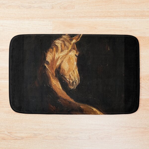 Item preview, Golden Horse Spirit Oil Painting designed and sold by RamyGallery.