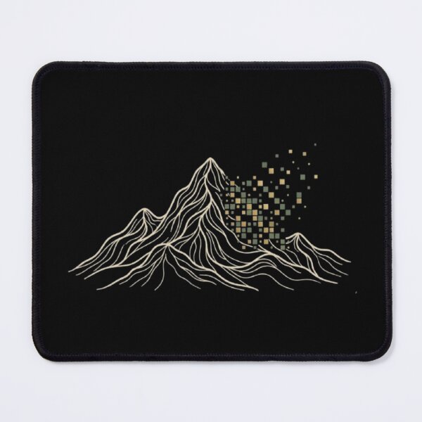 Item preview, Organic Mountain Peaks Digital Wind Aesthetic designed and sold by Inkfino.