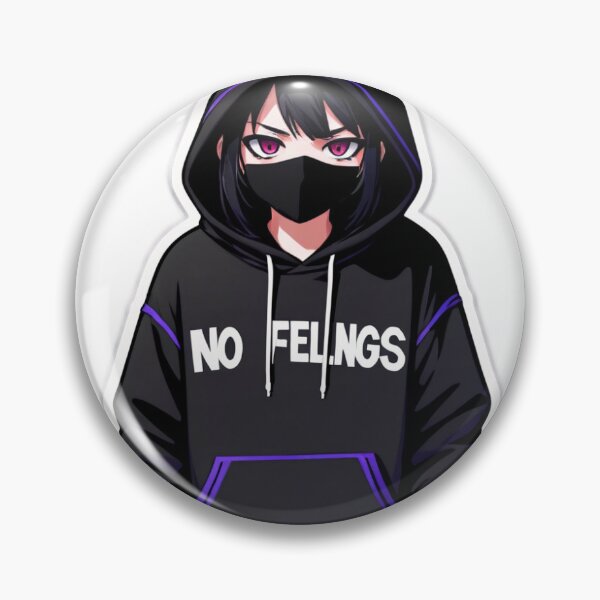Item preview, No Feelings Sticker designed and sold by blossomfun.