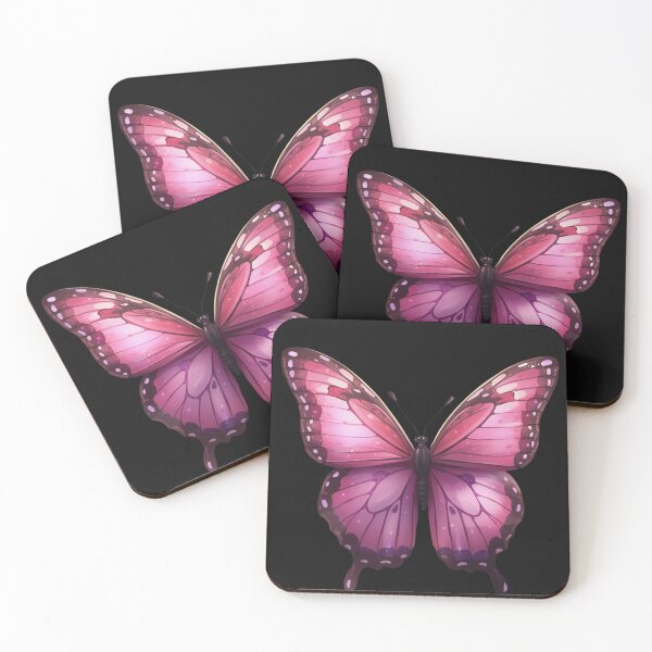 Item preview, Pink Butterfly Watercolor Illustration designed and sold by andreavlad.