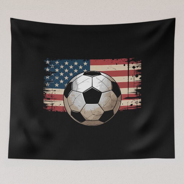 Item preview, 4th Of July Patriotic Soccer USA American Flag designed and sold by Honest-Weirdo.