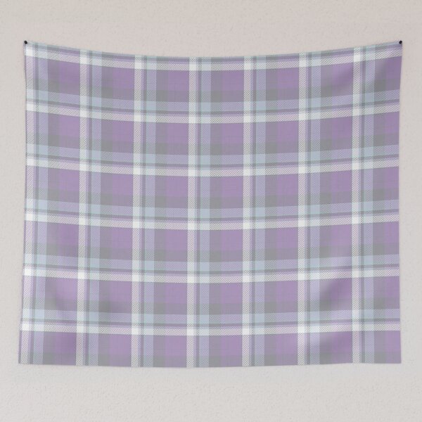 Item preview, Textured plaid purple  designed and sold by Boy and Belugee.