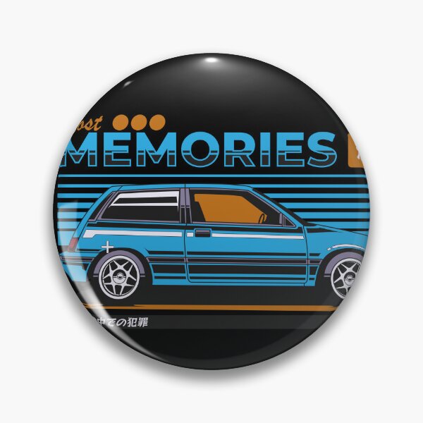 Item preview, Lost Memories 漂流 - JDM Classic Hatchback Drift Street Blue Poster designed and sold by Pupung oktavian.