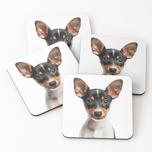Item preview, Adorable Toy Fox Terrier puppy for Cute Amertoy puppy lovers designed and sold by LazyOwlStore.