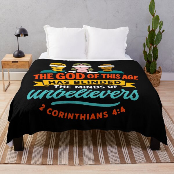 Item preview, 2 Corinthians 4:4 The god of this age has blinded the minds of unbelievers designed and sold by plushism.