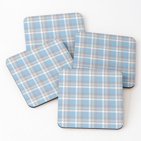 Item preview, Textured plaid blue  designed and sold by Boy and Belugee.