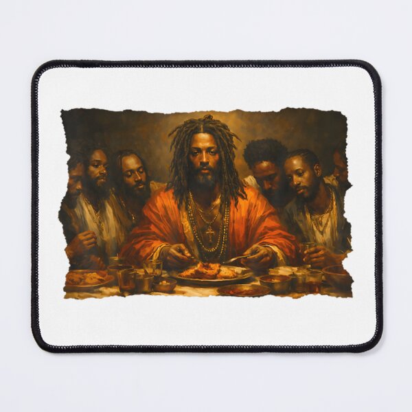 Item preview, Black Jesus Last Supper Party Christian Faith Bible designed and sold by dal-koz-ar.
