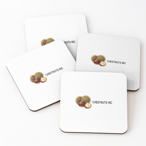 Item preview, Chestnuts Inc Logo - Retro Autumn Harvest Fruit Graphic designed and sold by ChiaraBoutiqueArte.